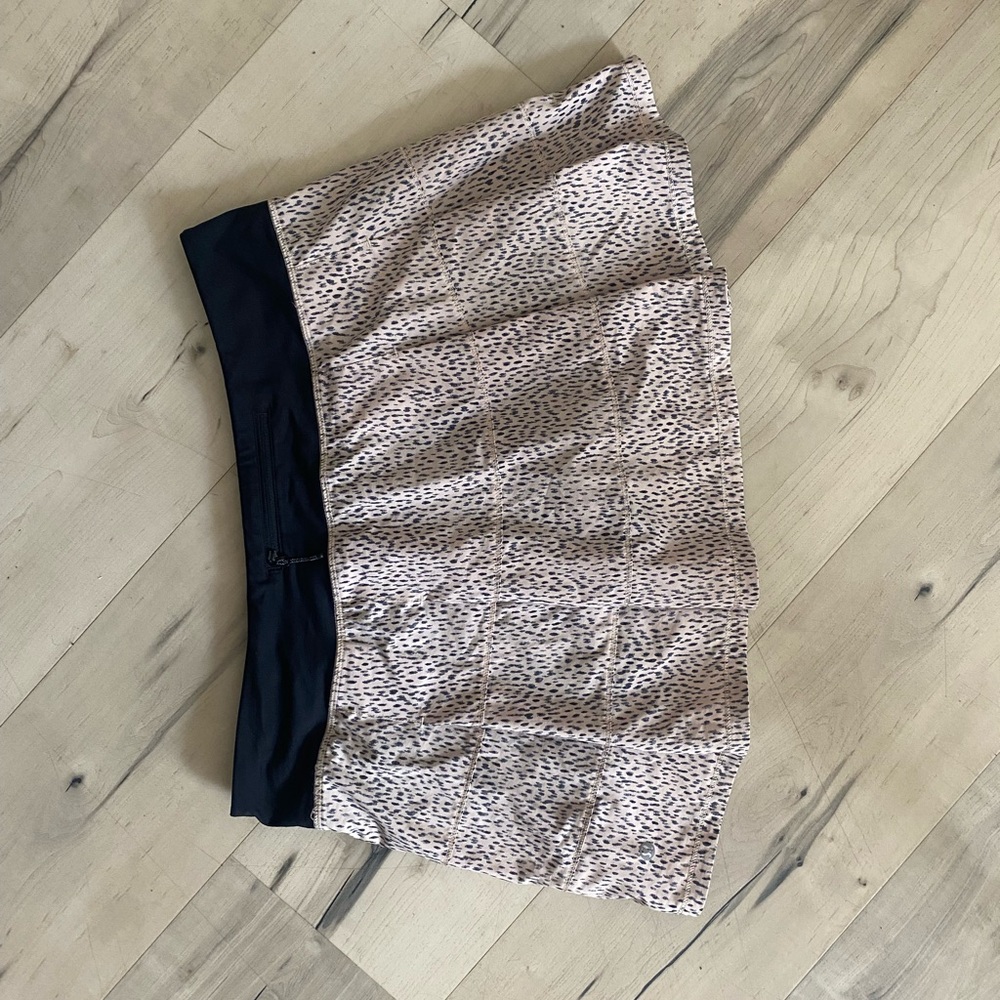Lululemon cheetah print skort size large